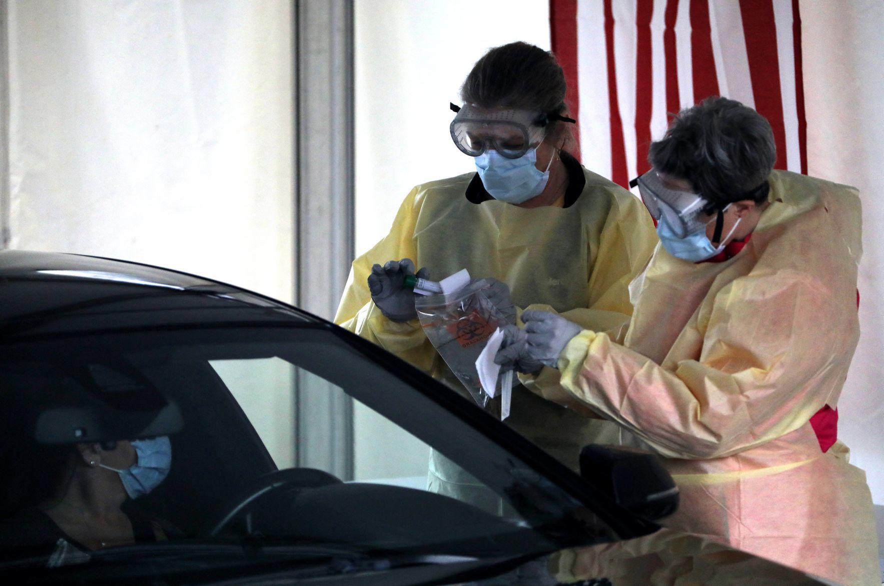 Cronavirus testing continues at drive-thru site in Chesterfield